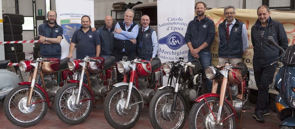 CAEM/SCARFIOTTI AD ASIMOTOSHOW E SEDUTA OMOLOGAZIONE MOTO A TOLENTINO