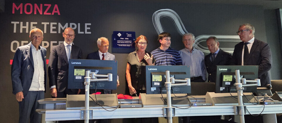 INAUGURATA LA TARGA COMMEMORATIVA DEDICATA A SCARFIOTTI ALL’AUTODROMO DI MONZA